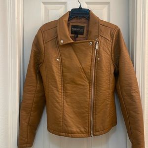 Forever 21 faux leather jacket 1x